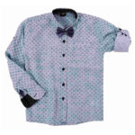 Παιδικό πουκάμισο μακρυμάνικο για αγόρι μπλε Funky 120-108119-1