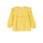 Παιδική μπλούζα μακρυμάνικη για κορίτσι κίτρινο ZIPPY ZG0301-470-8