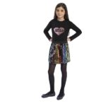 Παιδική μπλούζα μακό μακρυμάνικη για κορίτσι μαύρο Funky 221-506133-1