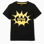 Παιδική μπλούζα μακό κοντομάνικη για αγόρι Batman μαύρο Zippy ZB03L11-487-6