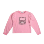 Παιδική μπλούζα μακό μακρυμάνικη για κορίτσι ροζ FUN STRIKE 5866