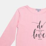 Παιδική μπλούζα μακό μακρυμάνικη για κορίτσι ροζ FUN STRIKE 5867-1