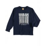 Παιδική μπλούζα μακό μακρυμάνικη για αγόρι μπλε Funky 121-106101-2