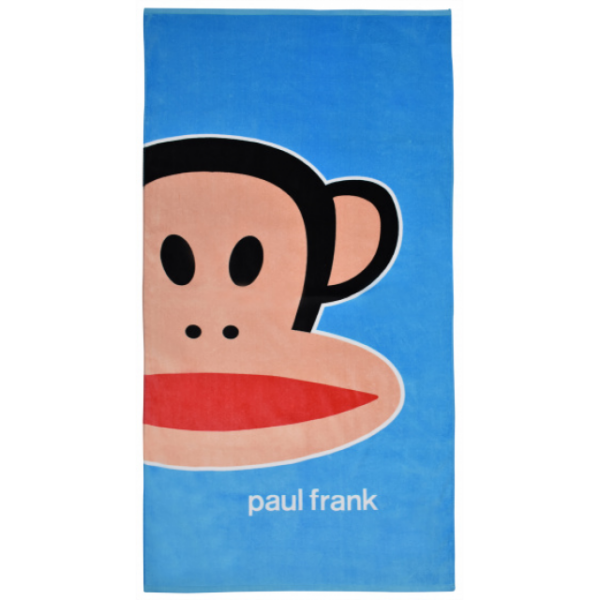 Paul Frank beach towel junior 150 x 75 cm cotton light blue PF91007-3