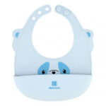 Kikka Boo Σαλιάρα Σιλικόνης Silicone Bib Blue 31303030007