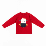 Βρεφική μπλούζα μακό μακρυμάνικη για αγόρι κόκκινη Zippy ZTB0303-488-3