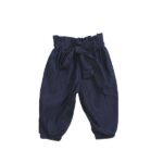 Βρεφικό παντελόνι υφασμάτινο για κορίτσι μπλε Gang 221223