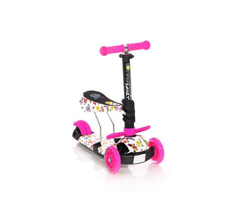 Πατίνι Lorelli Smart Scooter με κάθισμα Pink Butterfly 10390020011