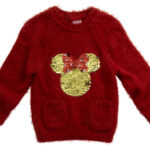 Βρεφικό μπλουζοφόρεμα πλεκτό μακρυμάνικο για κορίτσι κόκκινο Funky 221-910110-1