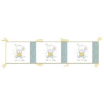 Kikka Boo Προστατευτική Πάντα Κούνιας 35x210cm – Elephant Time Mint 41101080027