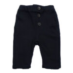 Βρεφικό παντελόνι υφασμάτινο για αγόρι μαύρο Gang 221106