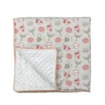 Κουβέρτα bebe stars fleece με pom-pom Bunny 3113