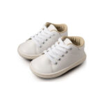 Παπούτσια Βαπτιστικά Δερμάτινα Sneakers Λευκά BABYWALKER BS3030