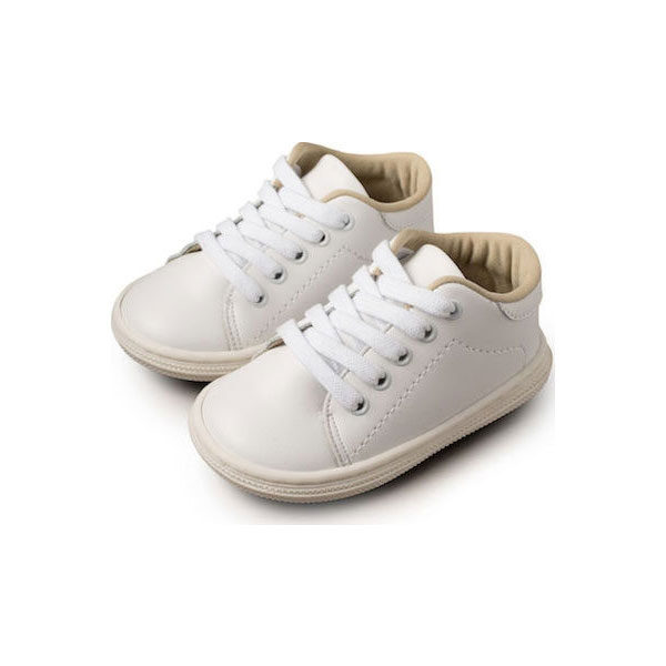 Babywalker Δερμάτινα Sneakers Λευκό BS3030