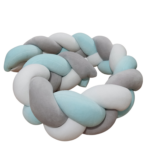 Χειροποίητη προστατευτική πλεξούδα τρίχρωμη CC22-005