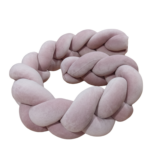 Χειροποίητη προστατευτική πλεξούδα ροζ CC22-008