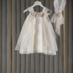 Piccolino Βαπτιστικό Φόρεμα για Κορίτσι DR20S33 Tuliana Ivory