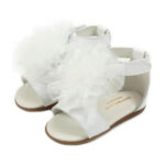 Babywalker Δερμάτινο Πέδιλο Διακοσμημένο με Πον Πον PRI2599