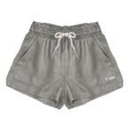 Παιδικό σορτς καλοκαιρινό μαλακό τζιν για κορίτσι γκρι τζιν FUNKY 122-532108-2