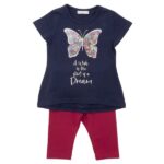 Παιδικό σετ κάπρι για κορίτσι κόκκινο-μπλε FUNKY 122-719113-1
