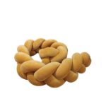 Χειροποίητη προστατευτική πλεξούδα μουσταρδί CC22-012