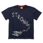 Παιδική μπλούζα κοντομάνικη για αγόρι μπλε FUNKY 122-105134-1