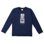 Παιδική μπλούζα μακό μακρυμάνικη για αγόρι μπλε Funky 223-106103-2