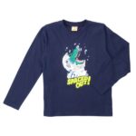 Παιδική μπλούζα μακό μακρυμάνικη για αγόρι μπλε Funky 223-106122-1