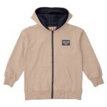 Παιδική ζακέτα φούτερ αγόρι μπεζ FUNKY 223-109103-1