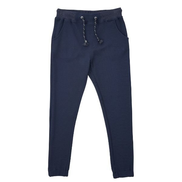 Παντελόνι πικέ για αγόρι σε χρώμα μπλε FUNKY 223-190108-2