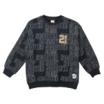 Παιδική μπλούζα φούτερ μακρυμάνικη για αγόρι μαύρο Funky 223-192106-1