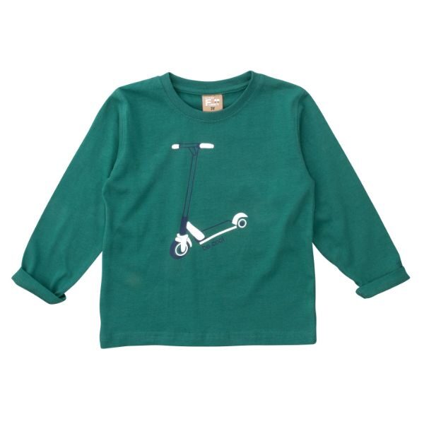 Μπλούζα μακρυμάνικη για αγόρι σε χρώμα πράσινο funky 223-306114-2