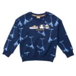 Παιδική μπλούζα φούτερ για αγόρι μπλε Funky 223-392104-1