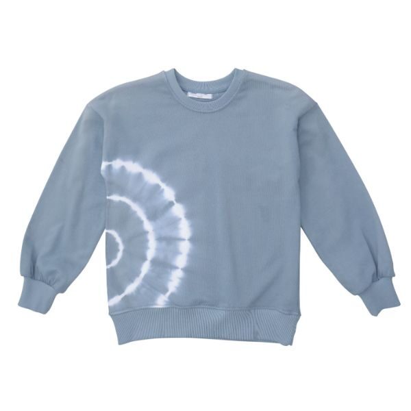Μπλούζα φούτερ αχνούδιαστη για κορίτσι σε χρώμα sky blue funky 223-592100-2