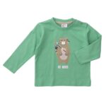 Βρεφική μπλούζα μακό μακρυμάνικη για αγόρι πράσινο FUNKY 223-806100-1