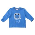 Βρεφική μπλούζα μακό μακρυμάνικη για αγόρι μπλε FUNKY 223-806108-1