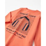 Μπλούζα μακρυμάνικη για αγόρι πορτοκαλί zippy ZKBAP0303_22119 _1