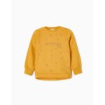 Μπλούζα μακρυμάνικη φούτερ για κορίτσι μουσταρδί ZIPPY ZKGAP0202_22086-1