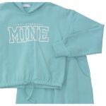 Σετ φόρμες φούτερ για κορίτσι σε χρώμα aqua haze funky 223-517106-1