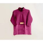 Παιδικό φόρεμα μακρυμάνικο φούτερ&βελούδο βιολετί MINIMO ME30010