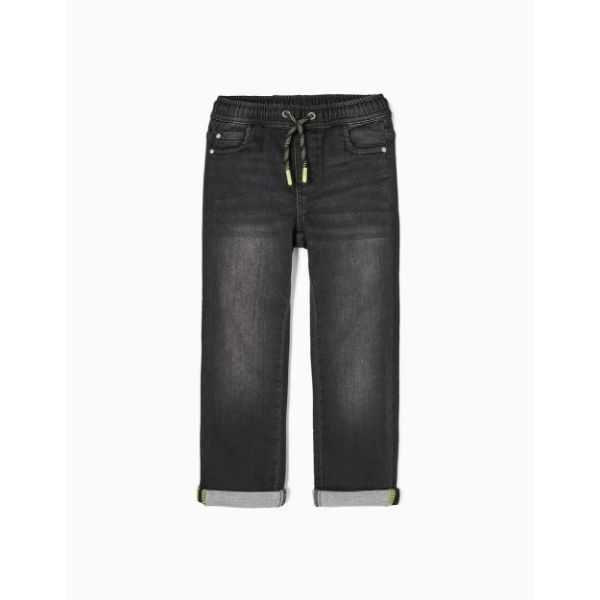 Παντελόνι τζιν για αγόρι μαύρο ZIPPY ZKBAP0401_22041