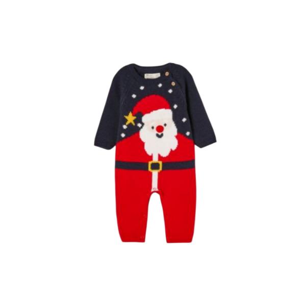 Χριστουγεννιάτικο φορμάκι βρεφικό μπλε-κόκκινο ZIPPY ZNBAP0501_22039