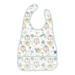 Kikka Boo Πλαστική Σαλιάρα Mε Θήκη Savanna Pattern 4Μ+ Mint 31303030039