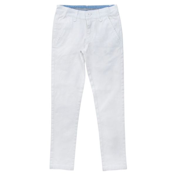 Παντελόνι καμπαρντίνα για αγόρι σε χρώμα λευκό FUNKY 123-111100-4