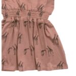 Φόρεμα καλοκαιρινό κορίτσι σε χρώμα κεραμιδί με τύπωμα FUNKY 123-728102-1