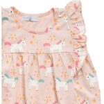 Φόρεμα καλοκαιρινό κορίτσι σε χρώμα ροζ με τύπωμα FUNKY 123-728105-1