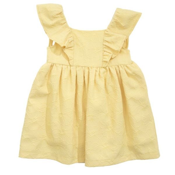 Φόρεμα καλοκαιρινό σε χρώμα απαλό κίτρινο FUNKY 123-729112-1