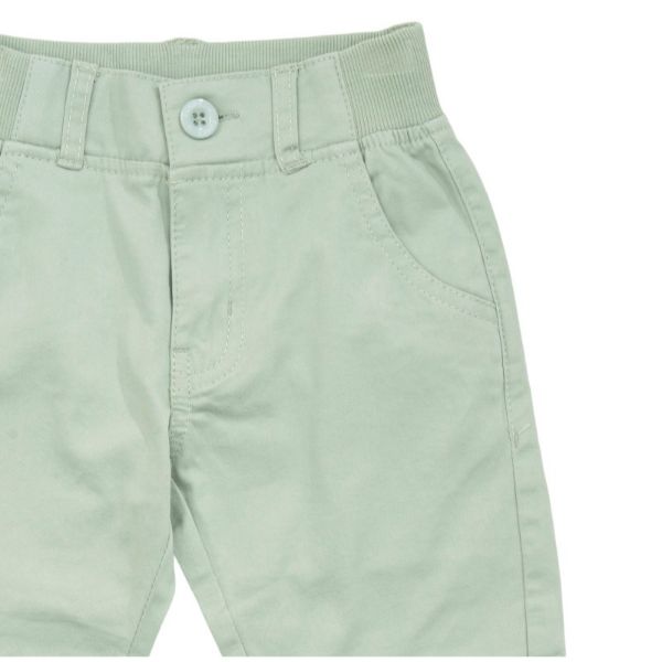 Παντελόνι καμπαρντίνα cargo για αγόρι σε χρώμα φιστικί FUNKY 123-311102-1
