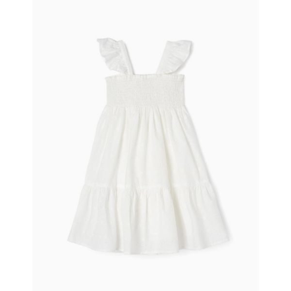 Φόρεμα καλοκαιρινό κορίτσι σε λευκό χρώμα Zippy ZKGAP0501_23028