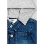 Τζιν μπουφάν για αγόρι σε σκούρο μπλε χρώμα Zippy ZKBAP0102_23001